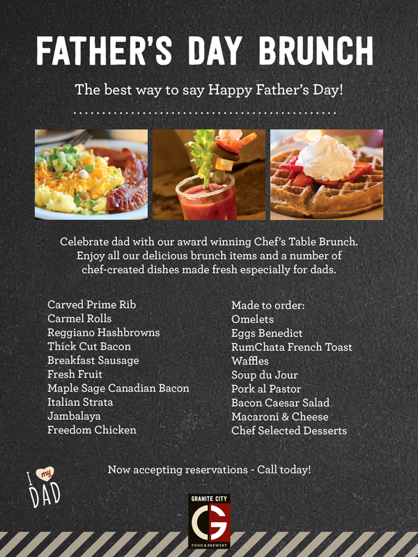 Father's Day Brunch & Dinner: Greater LA Restaurant Specials 2023